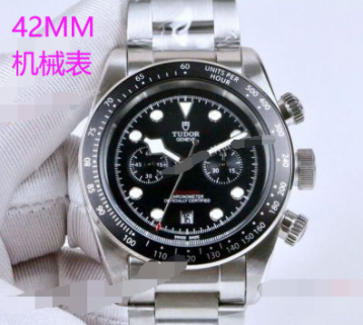 Replica Tudor Heritage Black Bay Stainless Steel Watch 42mm